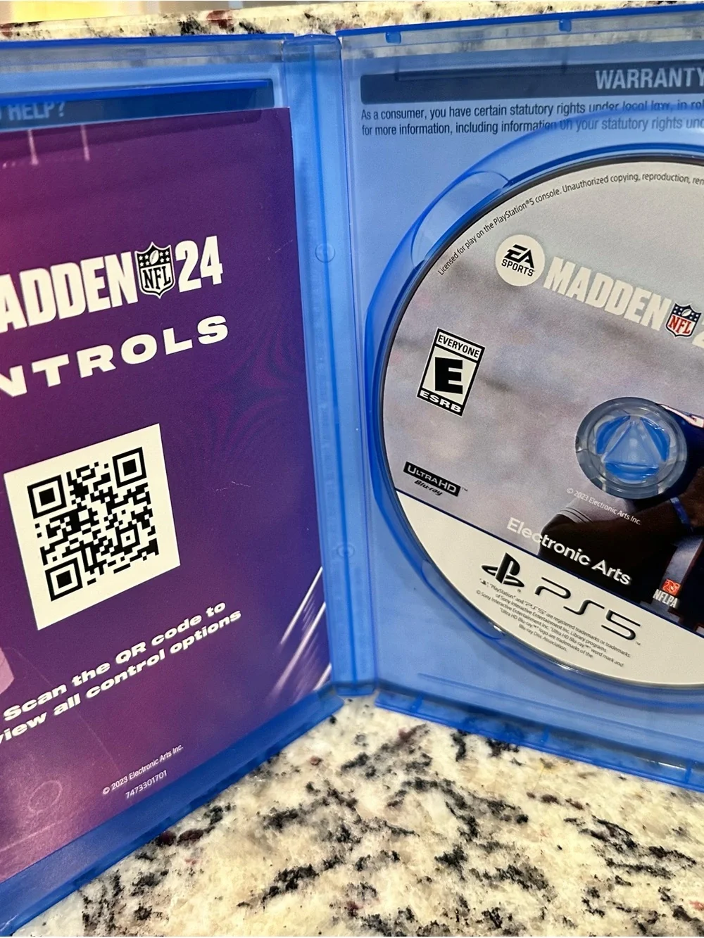 Madden NFL 24 (PS5) — EA Sports — Blue Cover